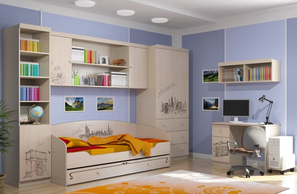 Детский Гарнитур Мийа-3 с Рисунком