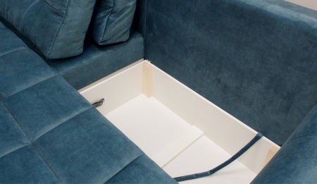 Диван-Кровать ТРЕВИ KENGOO/TEAL (Ш-3500 × В-850 × Г-1690 мм)