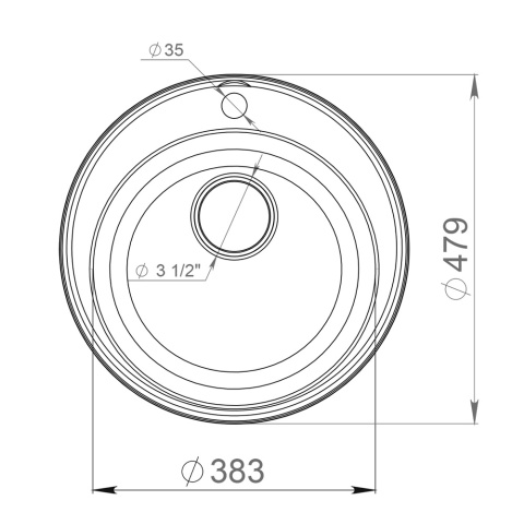 Мойка QUARZ 08, бежевый